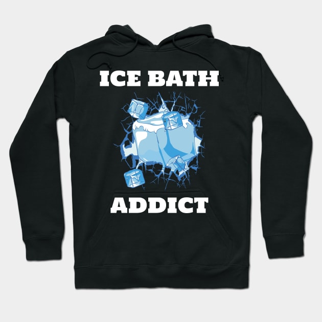 Addicted to Ice Swimming Hoodie by SNZLER